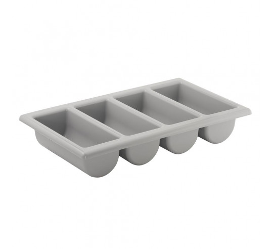 PLASTIC CUTLERY HOLDER GN 1/1 4 COMP.