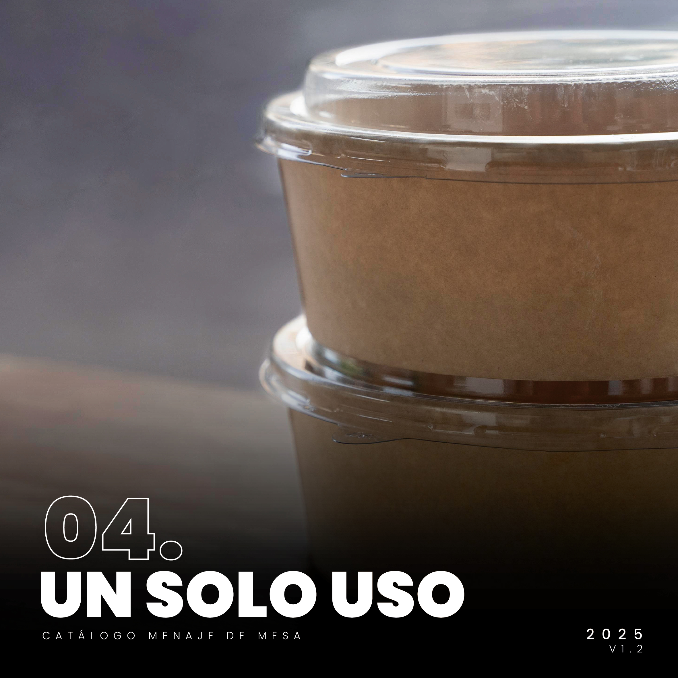 Catálogo un solo uso