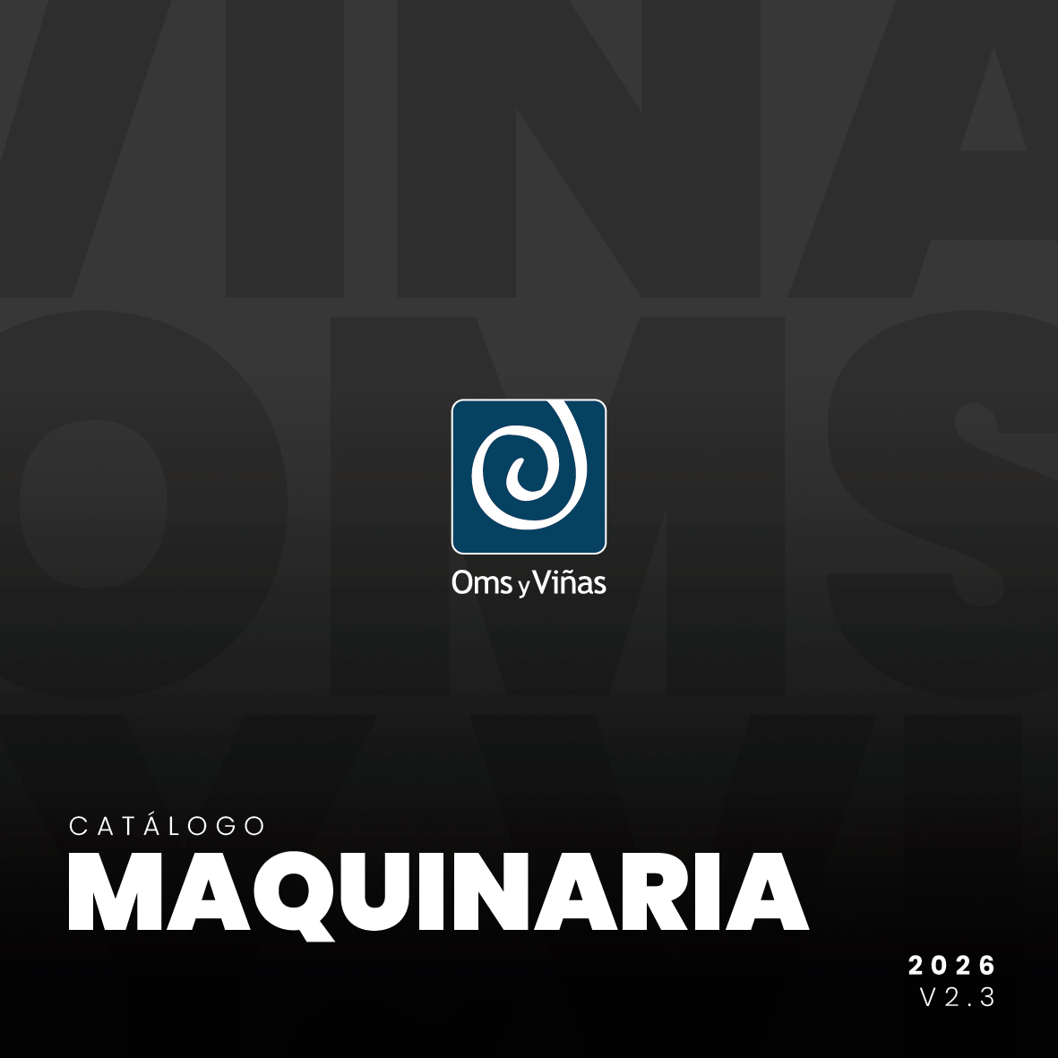 Catálogo maquinaria